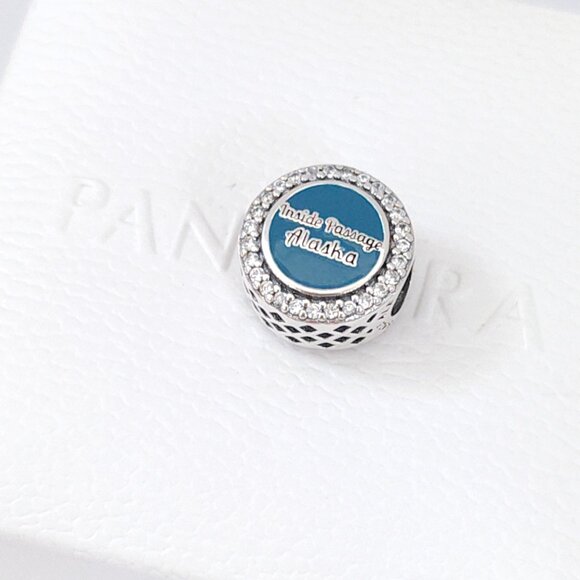 Pandora Cruise Charm Inside Passage Alaska Bead Charm S925 Silver with box - Picture 3 of 8